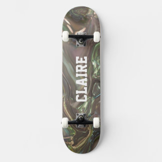 Skateboard Nom Pearly Holographique Cool