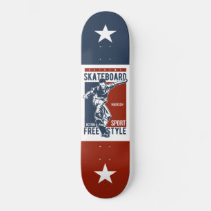 Skateboard Nom personnalisé Skateboarder