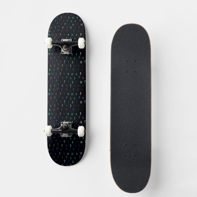 Skateboard Nord bei Nacht (Vorderseite)