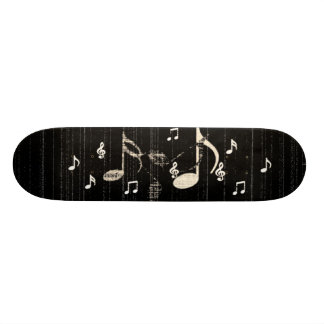 Skateboard notes musicales