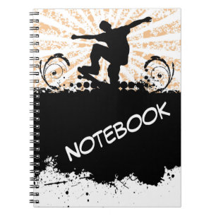 Skateboard-Notizbuch Notizblock
