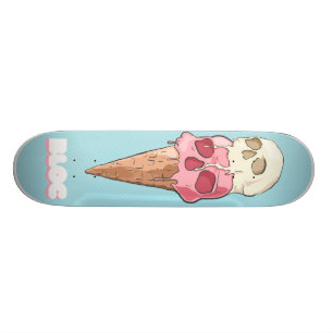 Skateboard NOUVEAU - crème morte par des planches à roulett