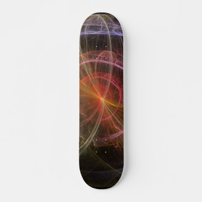 Skateboard Nouveau monde de l'art Abstrait (Devant)