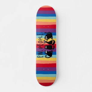 Skateboard Nouveaux gens drôle Meowny Chats Noirs