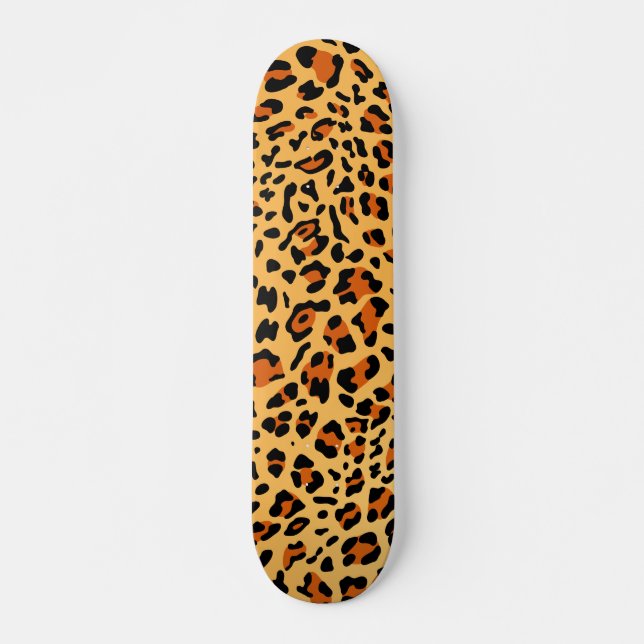 Skateboard Nouvelle texture léopard 3 (Devant)