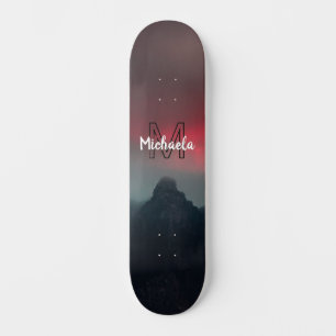 Skateboard Nuages brûlants, brouillard et monographie des mon