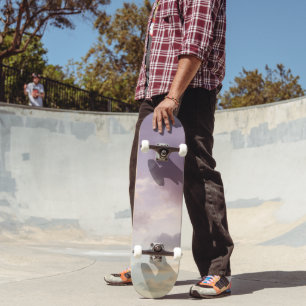 Skateboard Nuages ​​caribéens de rêve 8 - Couleurs de licorne