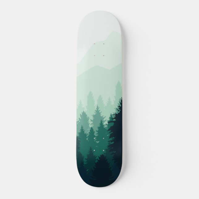 Skateboard Nuances de Nature Planche à Roulettes Forêt de Mon (Recto)
