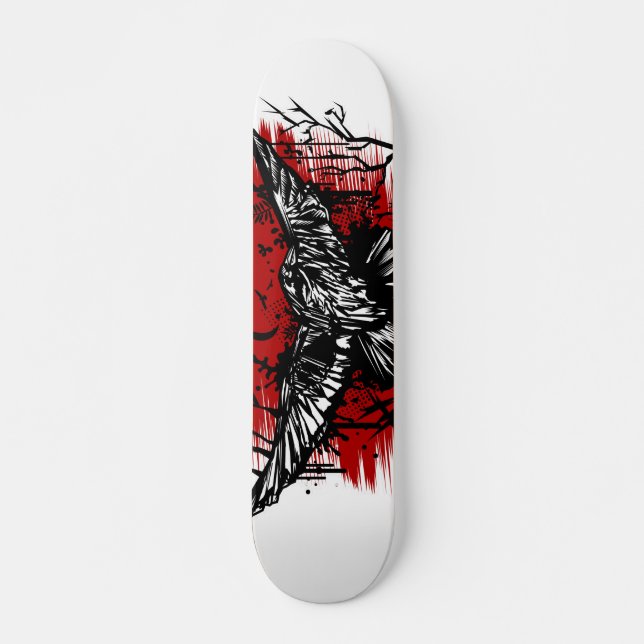 Skateboard Nuit des corbeaux  (Devant)