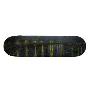 Skateboard Nuit étoilée sur le Rhône - Van Gogh