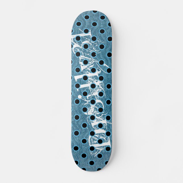 Skateboard OB bleu (Recto)