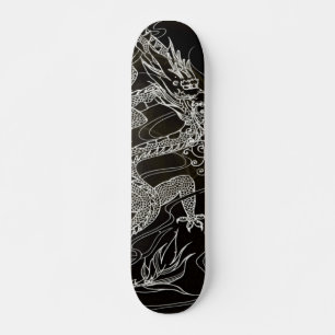 Skateboard Obsidian Dragon Element Custom Pro Park Board