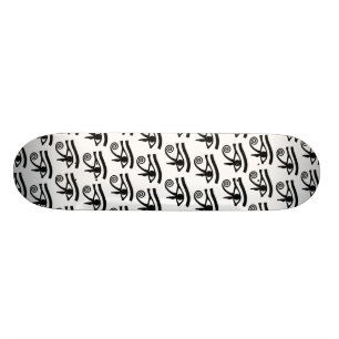 Skateboard Oeil égyptien de motif hiéroglyphique de Horus