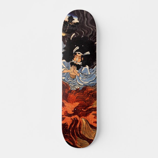 Skateboard OEukiyé japonais (Devant)