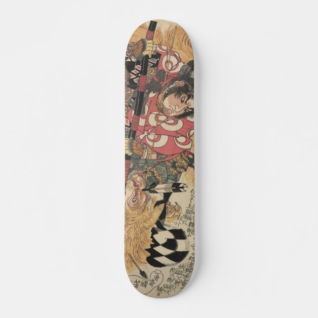 Skateboard OEukiyé japonais (Devant)