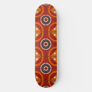Skateboard Œuvre d'art géométrique abstrait