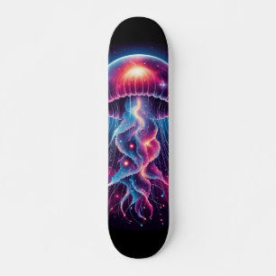 Skateboard Oeuvre de méduse cosmique Galaxie
