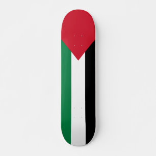 Skateboard officiellement le drapeau de l'État de Palestine