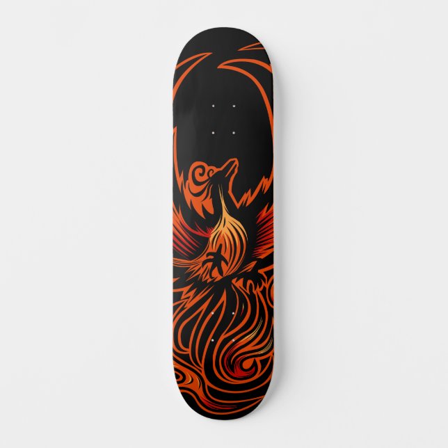 Skateboard Oiseau De Feu (Recto)