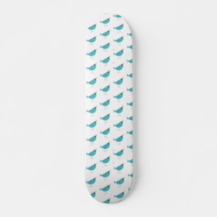 Skateboard Oiseaux fantaisistes adorables, Art de la nature