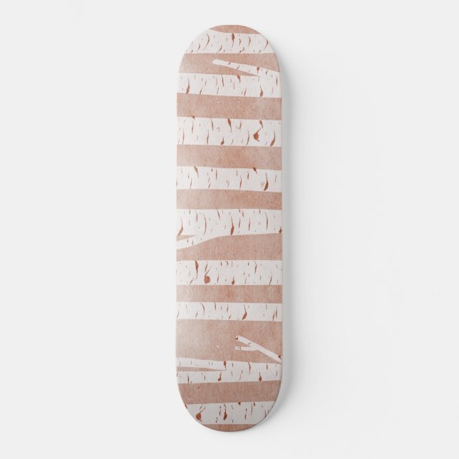 Skateboard Oiseaux illustrés (Recto)