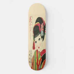 Skateboard Okura, planche à roulettes japonaise de beauté