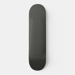 Skateboard olive noire (couleur solide)