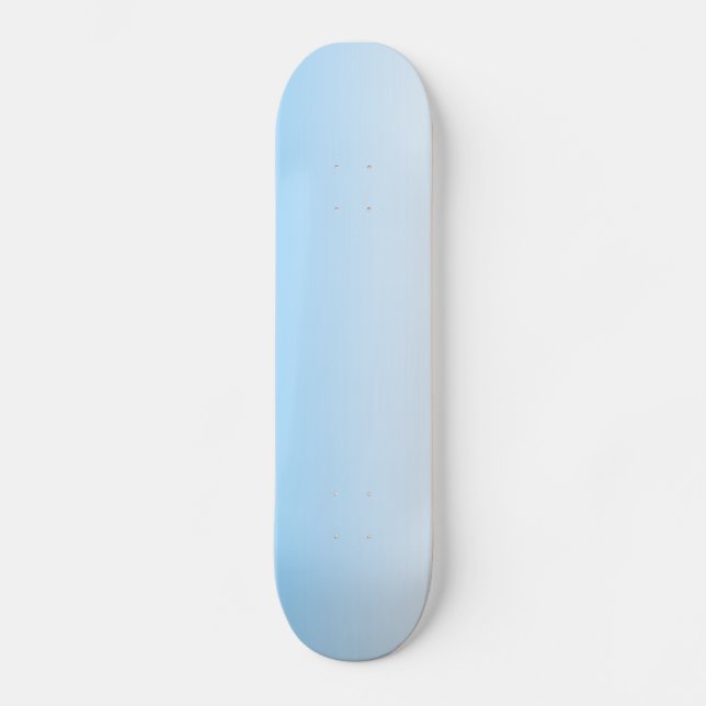 Skateboard Ombre bleu ciel (Recto)