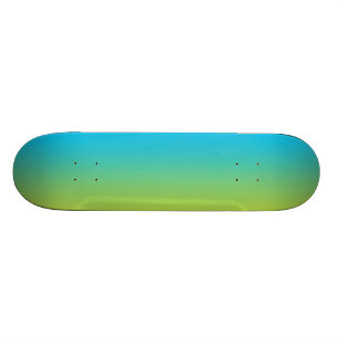 Skateboard Ombre bleu et vert