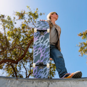 Skateboard Ombre Poisson Requin Baleine sur galaxie en pente