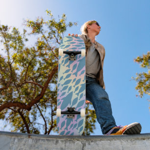 Skateboard Ombre Poisson Requin Baleine sur galaxie en pente