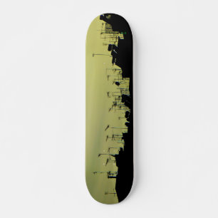 Skateboard Ombres du toit.