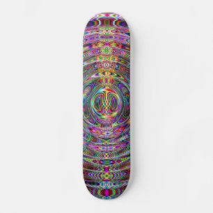 Skateboard Ondes psychédéliques