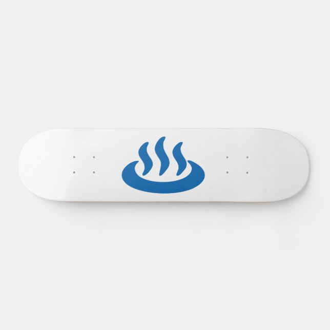 Skateboard Onsen ♨ Hot Spring 温 泉 Japonais (Horz)