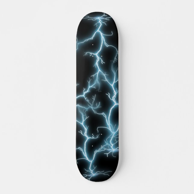 Skateboard Orage de nuit (Devant)
