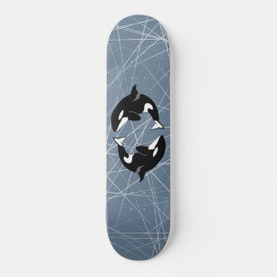 Skateboard Orca Killer Whale
