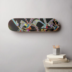 Skateboard Orchidées ii
