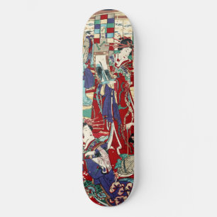 Skateboard Oriental japonaise femmes maiko geisha ukiyo-e art