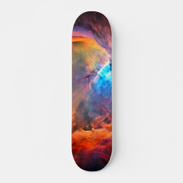 Skateboard Orion Nebula Space Galaxy contraste élevé (Devant)