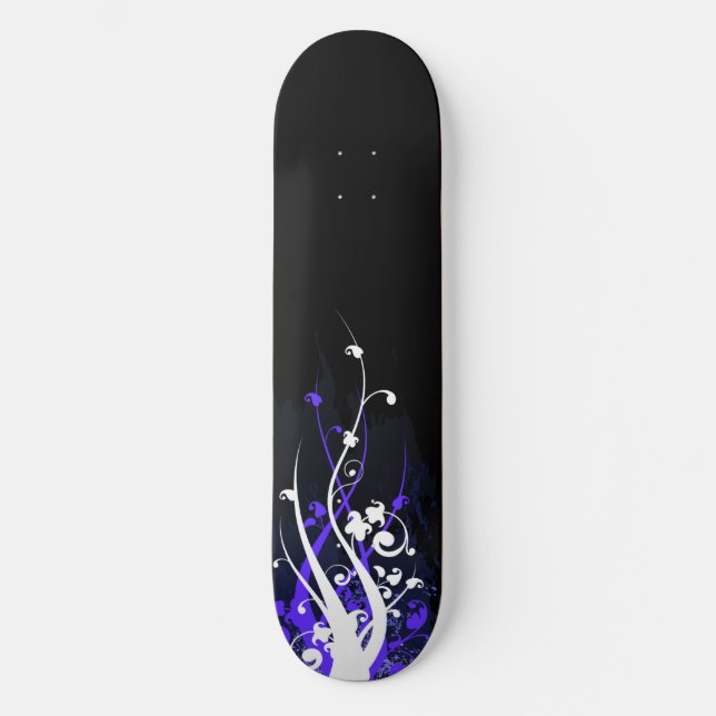 Skateboard Ornement néon (Recto)