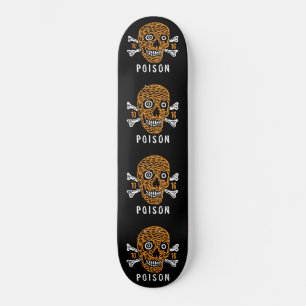 Skateboard - Os du crâne Poison