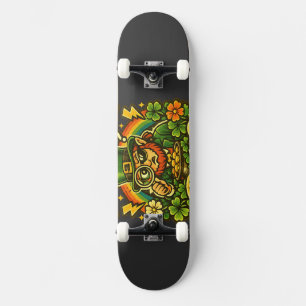 Skateboard Où est le Pot Drôle  Saint-Patrick chanceux 