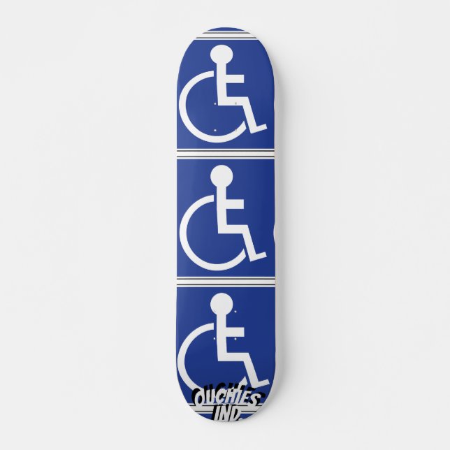 Skateboard Ouchies Industries handicap OUI ! Planches à roule (Devant)