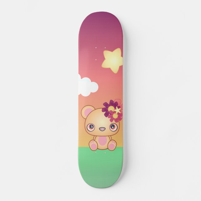 Skateboard Ours de Kawaii (Recto)