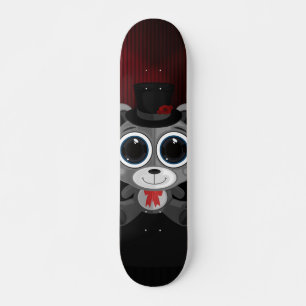 Skateboard Ours en peluche - gris clair