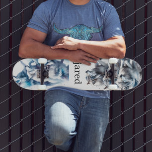 Skateboard Pack loup personnalisé