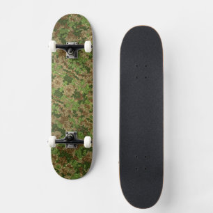 Skateboard Pailleté Camouflage Paillettes Vert Armée Tomboy C