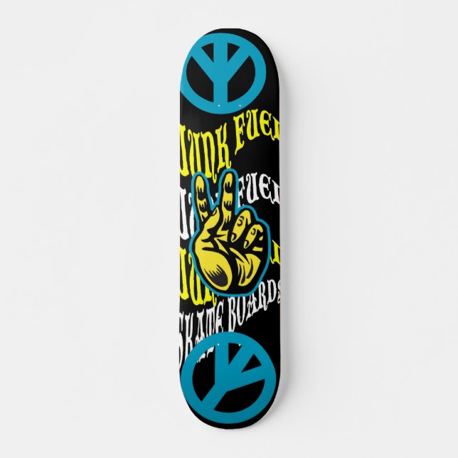SKATEBOARD PAIX DE CARBURANT D'ORDURE (Devant)