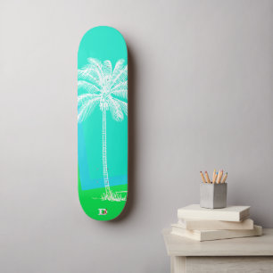 Skateboard Palm Silhouette Dd Design