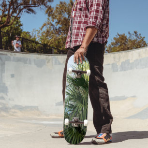 Skateboard Palmiers Paradis des Caraïbes #1 #tropical #océan 